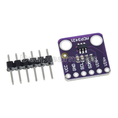 MCP3421 I2C delta-sigma ADC Evaluation Board for PICkit Serial Analyzer