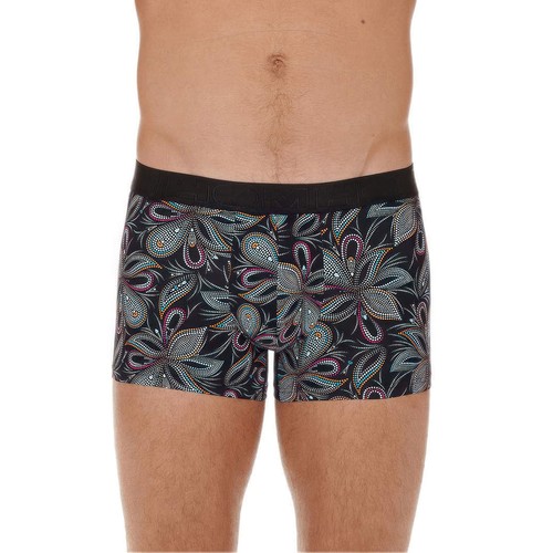 HOM mens underwear trunk male short floral spot print silky Mario Boxer Brief - 第 1/4 張圖片