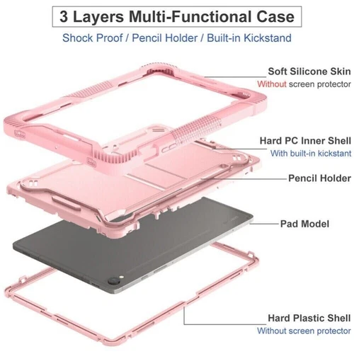 For Samsung Galaxy Tab S9 Plus S10+ 12.4" Shockproof Tablet Stand Case Cover - Picture 20 of 53