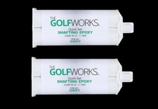 PACK OF 2 GolfWorks Quick Set Golf Club Shafting Epoxy - 50 ml. Cartridges