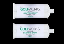 PACK OF 2 GolfWorks Quick Set Golf Club Shafting Epoxy - 50 ml. Cartridges