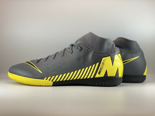 Nike SuperflyX 6 Academy Mens IC Soccer Shoes 12.5 Dark Grey Yellow  AH7369-070 191888469697 | eBay