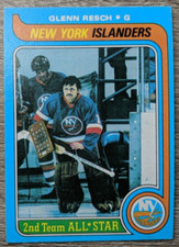 1979 80 OPC #20 GLENN CHICO RESCH NY ISLANDERS NJ DEVILS VINTAGE O PEE CHEE