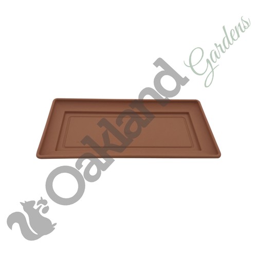 Small Plant Pot Drip Watering Tray Saucer Brown Windowsill Seed Qty = 1 - Picture 3 of 4