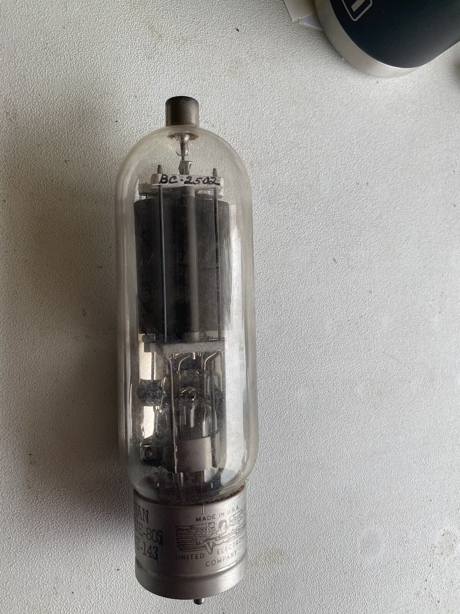 JAN CUE-805 / VT-143 大型送信管 JAN CUE-805 VT-143 Vacuum Tube | eBay