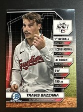 2024 Bowman Draft Baseball Travis Bazzana Draft Night #BDN-1 Guardians 