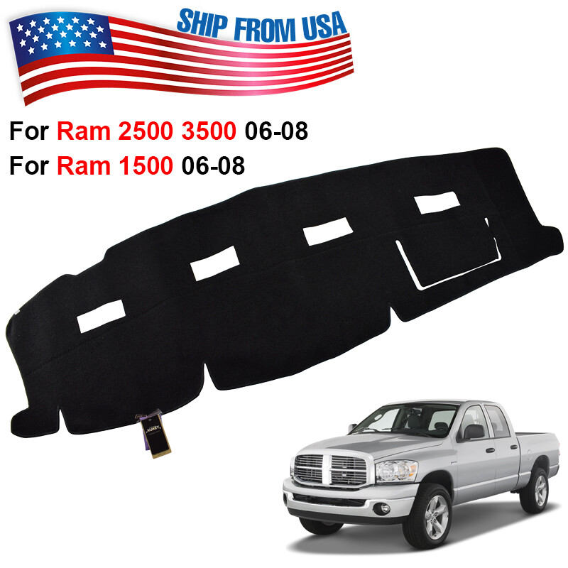 2006-2008 Dodge RAM 1500 2500 3500 Dash Cover Mat Non-Slip Dashboard Pad