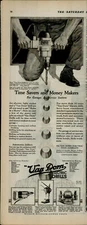 1924 Van Dorn Electric Drill Time Saver Vintage Print Ad 3992