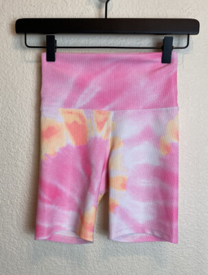 NWOT BEACH RIOT Tie Dye Bike Shorts 