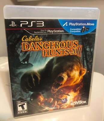 Used PS3 Cabela's Dangerous Hunts 2011 Video Game - FREE SHIPPING