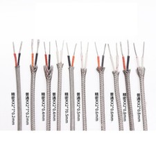 Type KX Thermocouple Compensating Cable Extension Wire Stainless Steel Shield
