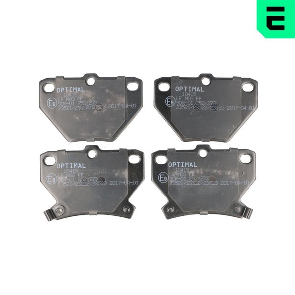 Optimal BremsbeläGe Bremsbelegsatz Hinten FüR Toyota Yaris Corolla-image