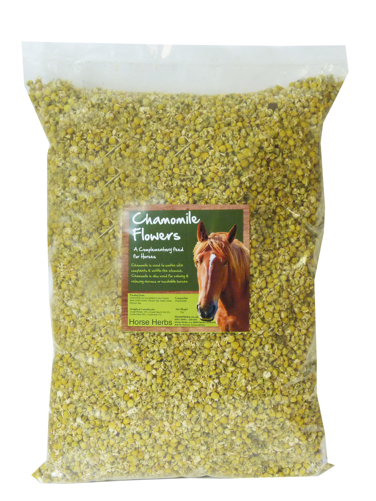 Horse Herbs Chamomile Flowers 1kg Camomile, Horse & Pony Feed