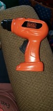 Black And Decker Kids Toy Orange And Black Drill