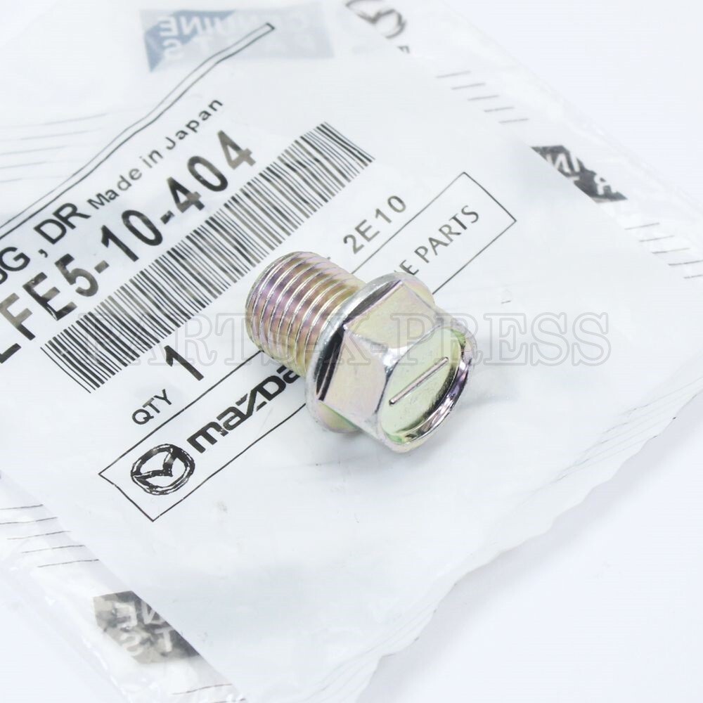GENUINE OEM MAZDA 3 5 CX-7 MX-5 MIATA OIL PAN DRAIN PLUG LFE5-10
