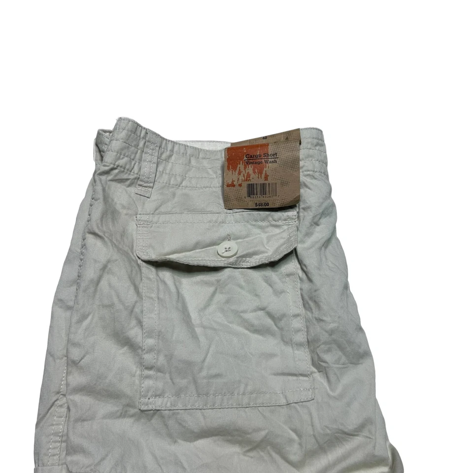 Ruff Hewn Cargo Shorts Mens 40 Beige Military Outdoor Hiking - Image 3 of 4