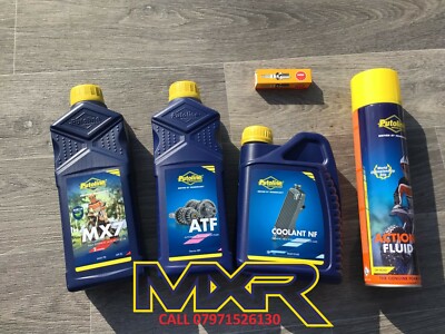 KTM SX 50 09-23 SERVICE KIT ÖLE MX7 15W-50 KÜHLMITTEL NF LUFTFILTER ÖL ZÜNDKERZE