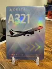 2022 Delta Airline Pilot Trading Card #58 Airbus A321NEO🔥📈
