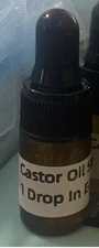 5ml ORGANIC CASTOR OIL  EYE DROPS  Hexane Free COLD PRESSED