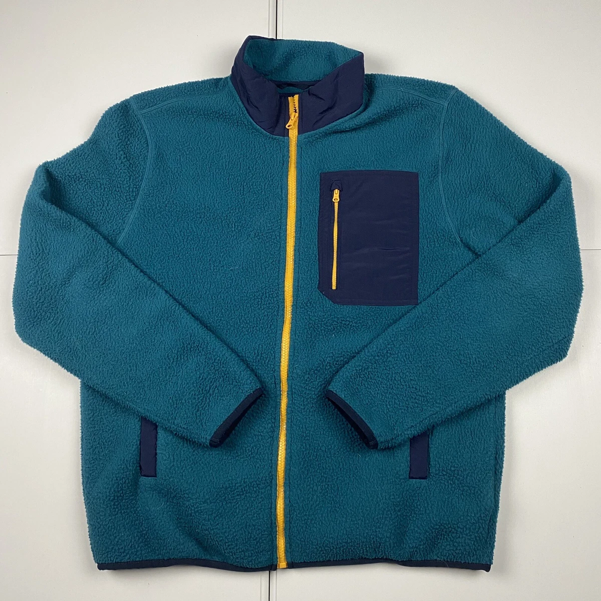 Full zip polar fleece jacket sale