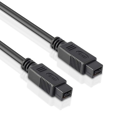 9 pin to 9 pin 6FT Firewire Cable Male to Male Cable Firewire 800 IEEE 1394b ...