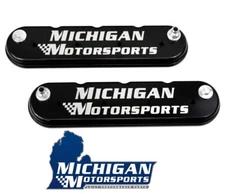 Michigan Motorsports Billet Black LS Short Valve Covers LS1 LS3 LQ4 LC9 LS2 L99