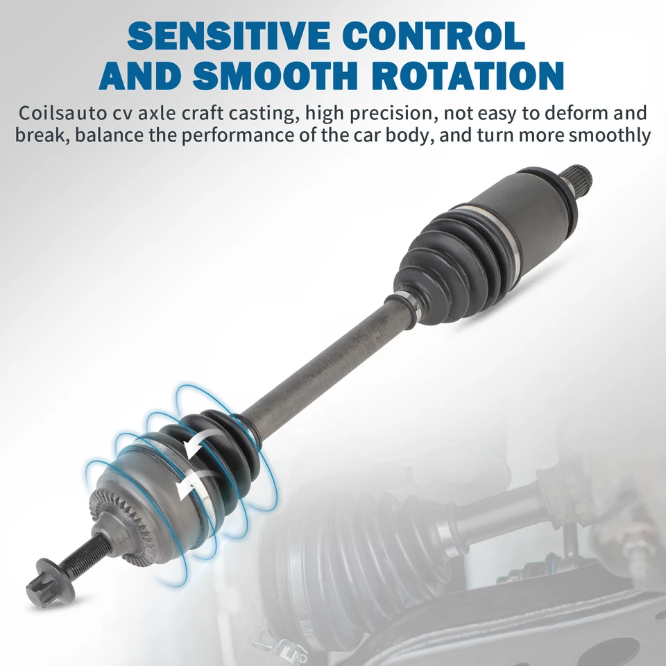 For BMW 535i xDrive 3.0L 528i xDrive 2.0L 2012-2016 Pair Front CV Axle Assembly - Image 4 of 4