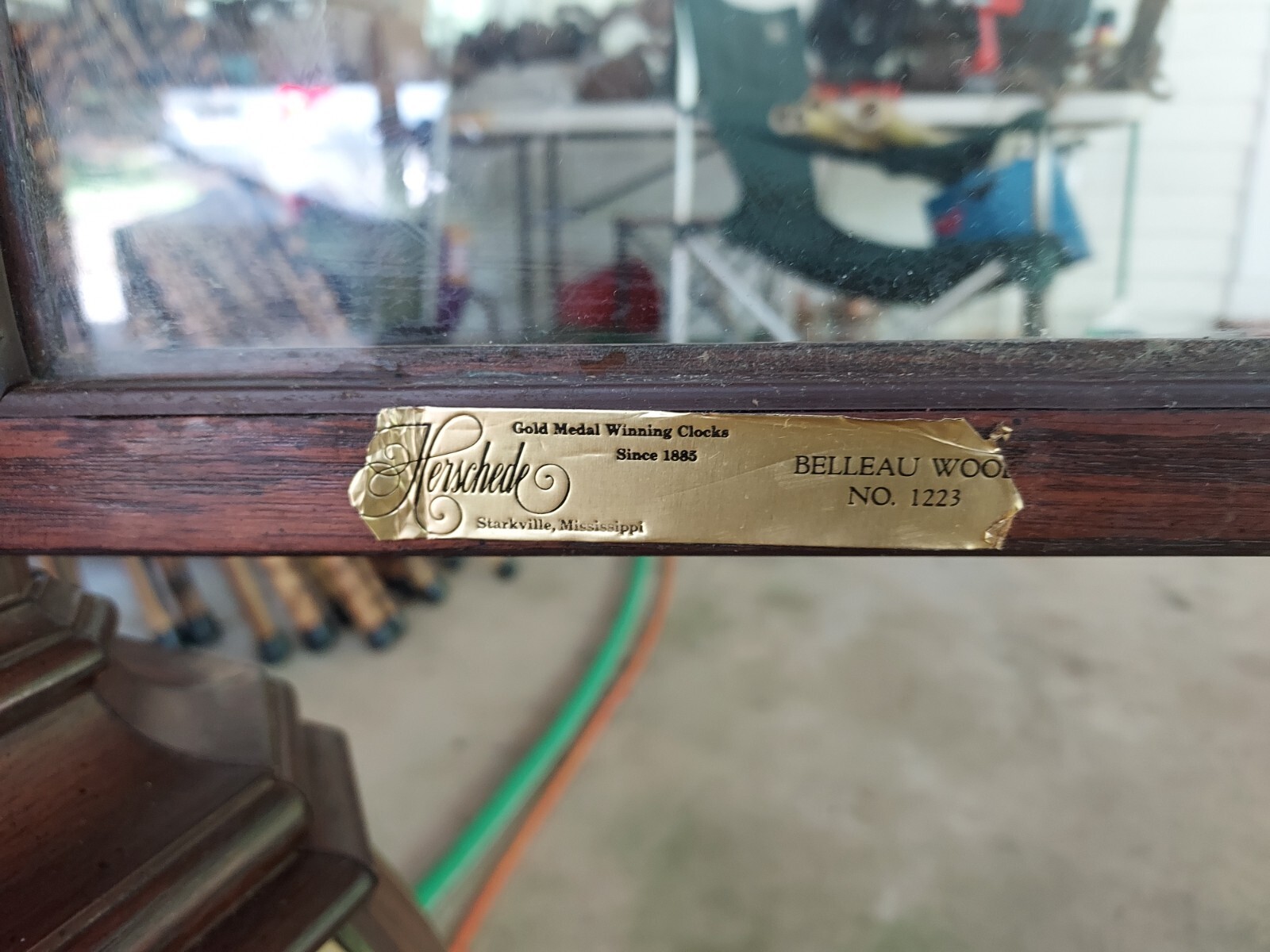 Herschede Grandfather Clock Model # 1223 Belleau Wood