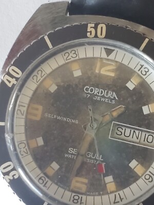 Vintage Cordura Sea-Gull 17 JEWEL Swiss Watch | eBay