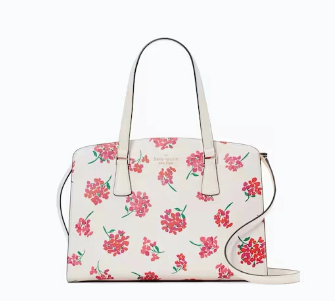 Borsa media Kate Spade nuova con etichetta più popolare Perry floreale