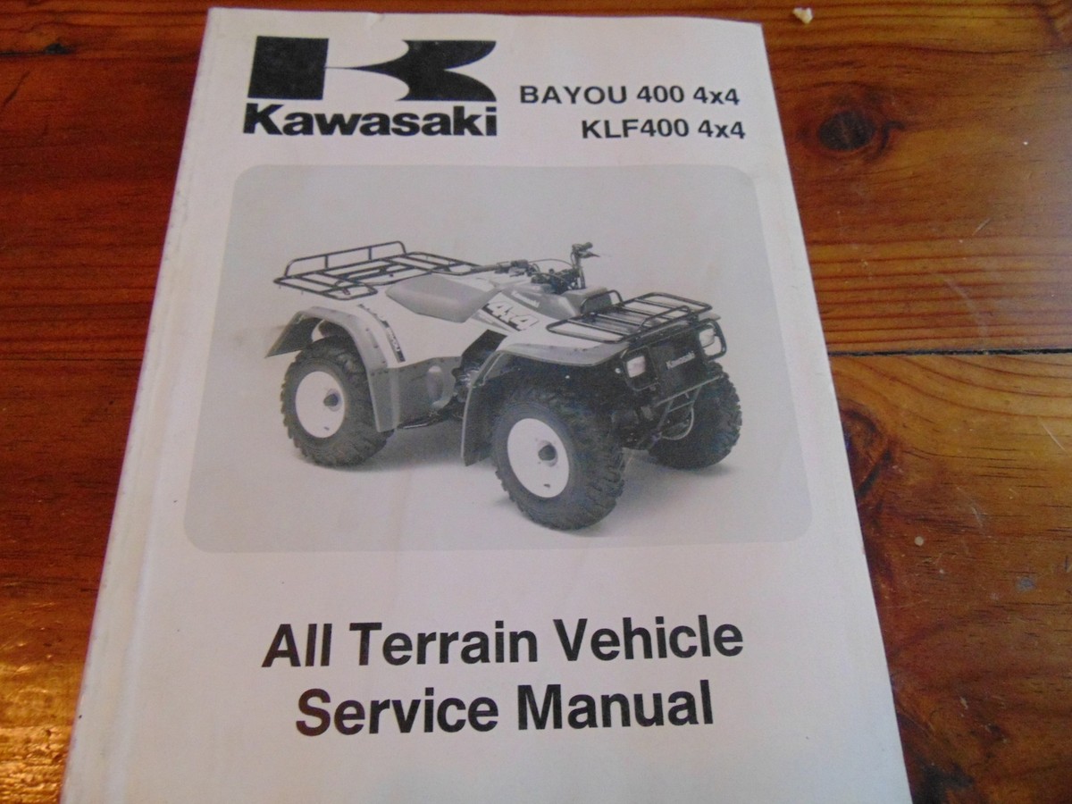 鬼*管様 貝 Kawasaki BAYOU 400 4X4 99924-1154-02 factory mechanic service