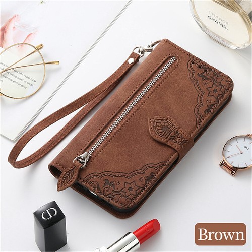 Zip Wallet Case Leather Flip Cover For Motorola Edge 50 Edge 2024 5G Stylus 5G - Bild 54 von 58