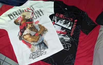 Ryu Streetfighter T-Shirt and Anime T-Shirt 