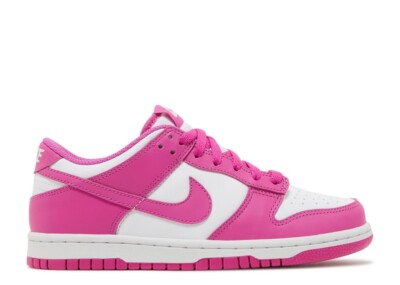 Nike Dunk Low Active Fuchsia (GS) (FJ0704-100) SIZE 5.5Y Brand NEW DS