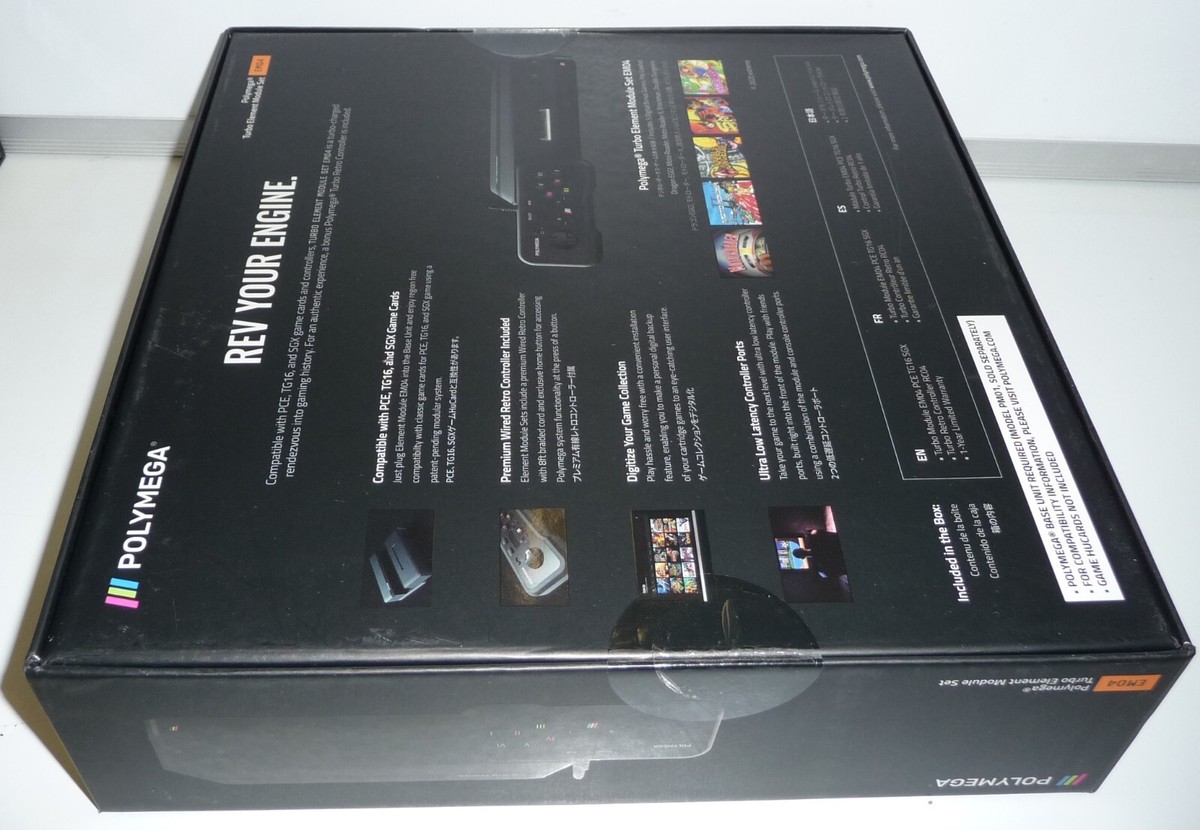 ポリメガTurbo Element Module Set PM-EM04-01] Polymega-Packaging-T16-