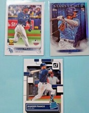 Wander Combo  - Lot of 3 Wander Franco -  Donruss, Topps, Opening Day