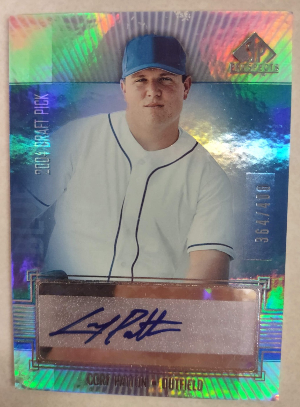 2004 SP Prospects CORY PATTON MLB Blue Jays 2004 Draft AUTOGRAPH! #/400 FREE S&H