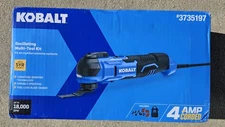KOBALT 24V 24Volt MAX BRUSHLESS OSCILLATING MULTI TOOL W/Accessories & Bag
