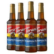 Torani Syrup, Pumpkin Pie, 25.4 Ounces Pack of 4