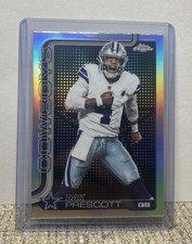 Topps Chrome Dak Prescott Lightboard Dallas Cowboys Football Card 79 2025