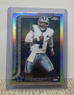 Topps Chrome Dak Prescott Lightboard Dallas Cowboys Football Card 79 2025