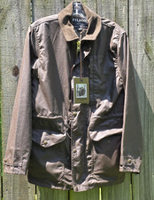 NWT FILSON MEN'S COVER CLOTH MILE MARKER COAT BROWN SZ XS USA MADE