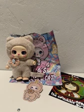 Liila’s Lucky Cat Confirmed Latte Kitty Brown Pendant Plush Liila