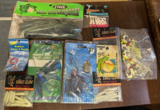 Lot of odd fishing tackle(Krinkle Jig, Arkie, Eagle Claw, Renegade, etc.)
