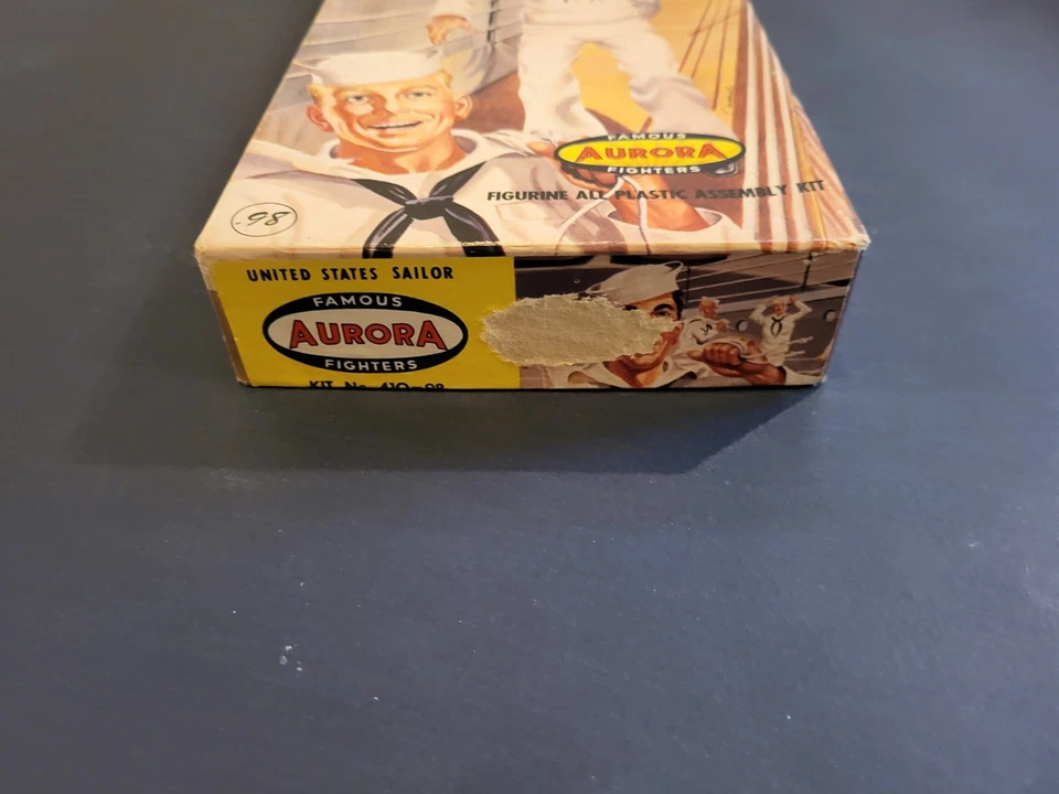 VINTAGE 1957 AURORA UNITED STATES SAILOR MODEL KIT - Image 4 of 4