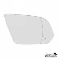 AußEnspiegel Ersatzglas FüR Mercedes Vito Kasten Beheizt Chrom Rechts 14-25