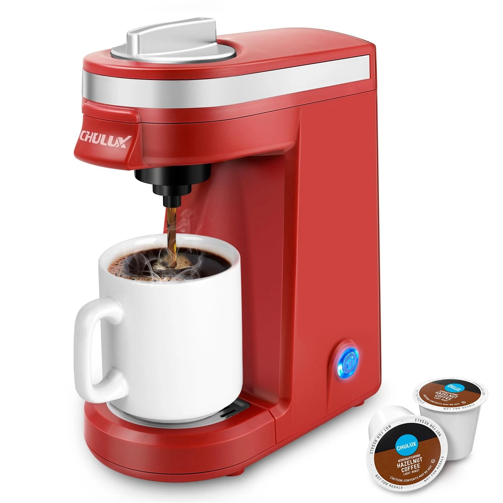 CHULUX Mini Coffee Maker for K Capsule, Single Serve Coffee Maker for One Cup...
Opens in a new wind