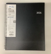 100009 Blue Sky 2026 Planning Appointment Calendar Tabbed Weekly Monthly GREY