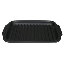 Banko Ware Grill Pan/Grill Plate Approx. 23.5cm (W) x 20.5cm (D) x 3cm (H)