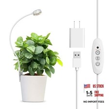 5W Clip on Grow Lights for Indoor Plants,Pot LED Small Grow Light for 1-Pcak